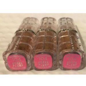 3X L’Oréal Paid Colour Riche Plump & Shine Lipstick Shade #104 GUAVA *SEALED*
